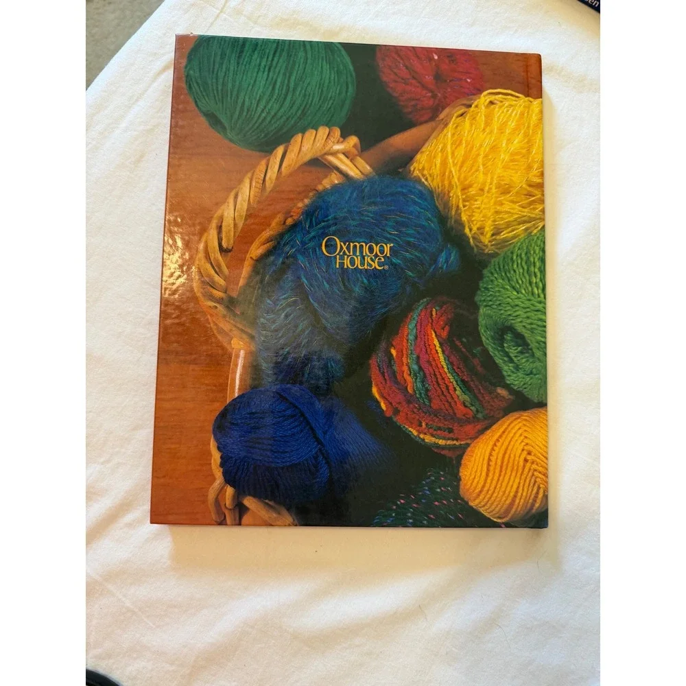 Vintage Crocheted Afghans Hardcover Book 1988 Oxmoor House First Printing DIY